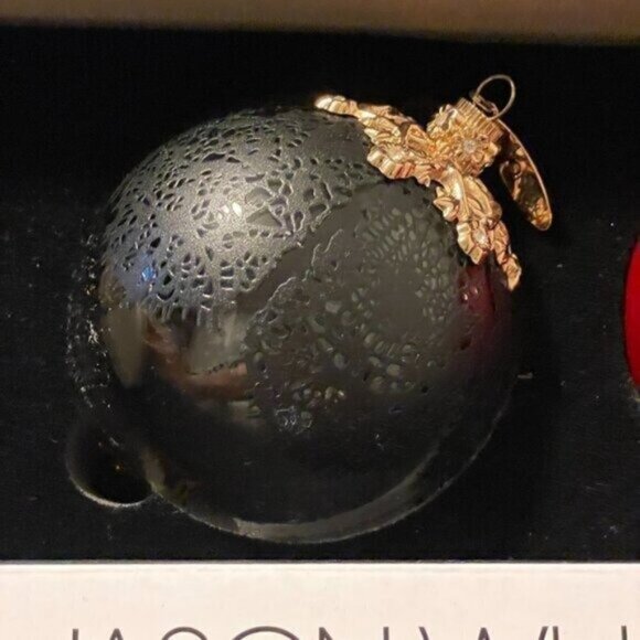 NIB Jason Wu Set of 3 Glass Tree Ornaments Neiman Marcus X Target 2012 Holiday 3 - Picture 6 of 8